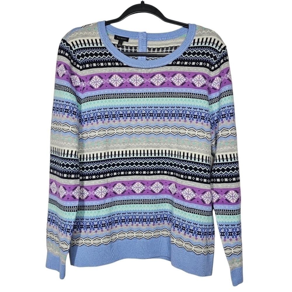 Talbots Lambs Wool Blend Sweater Shirt